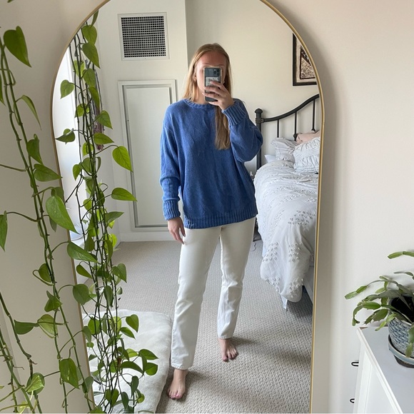 Polo by Ralph Lauren Blue Sweater 100% Silk - Picture 2 of 6